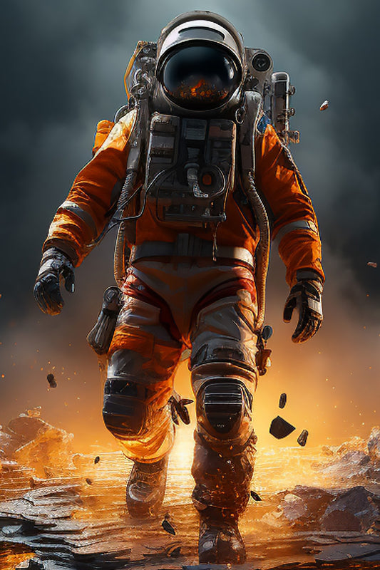 Astronaut-01 Art-Print