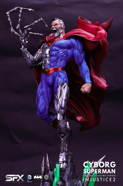 CYBORG SUPERMAN 1:8 SCALE STATUE