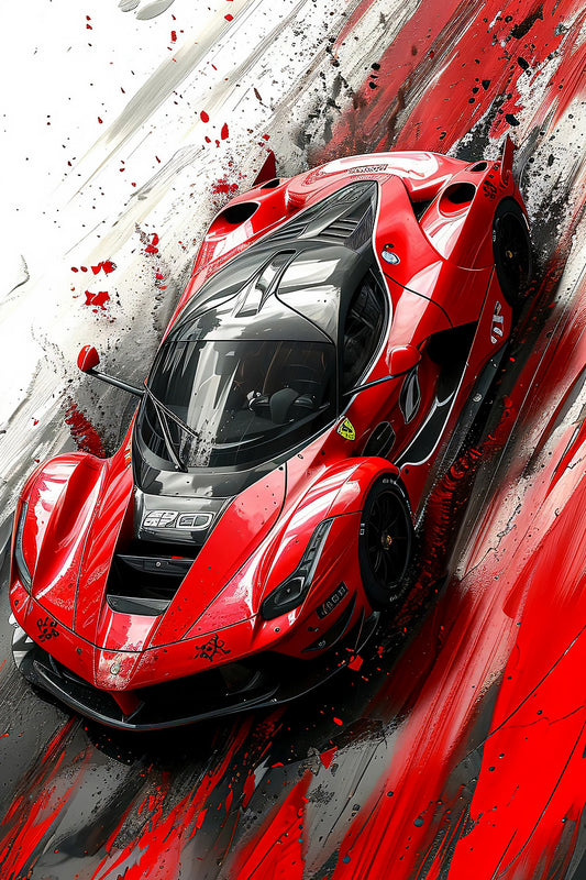 Ferrari-FXX-K Art-Print