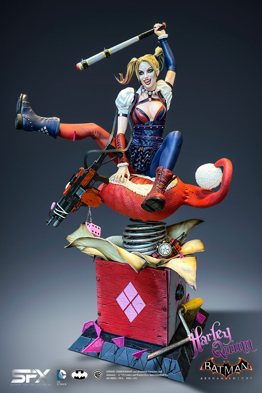 HARLEY QUINN ARKHAM KNIGHT 1:8 SCALE STATUE