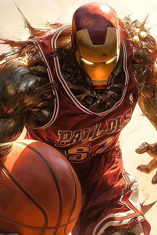 Ironman Basketball Art-Print