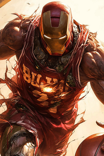 Ironman Basketball-V3 Art-Print