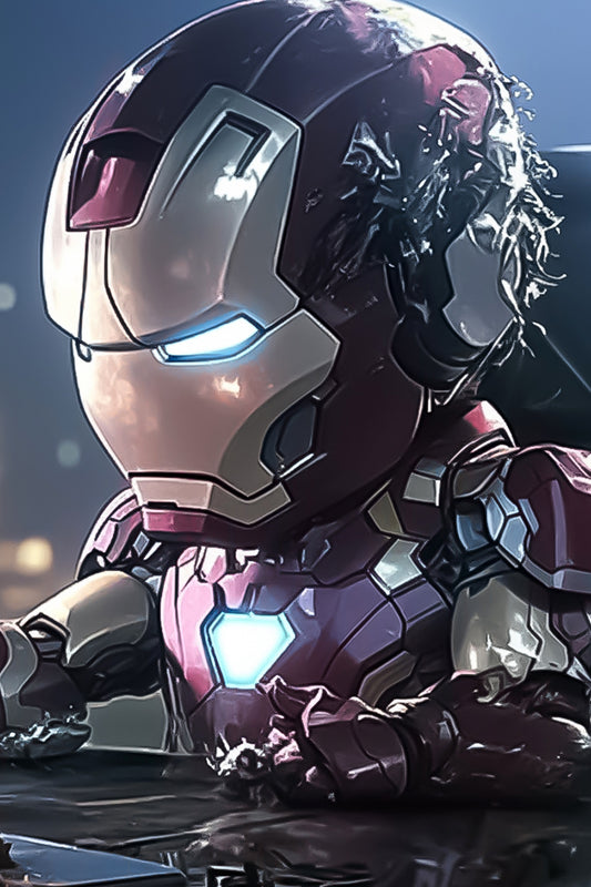 Ironman-Chibi-V1 Art-Print