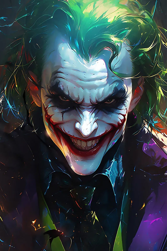 The Joker 'Why So Serious!' Art-Print