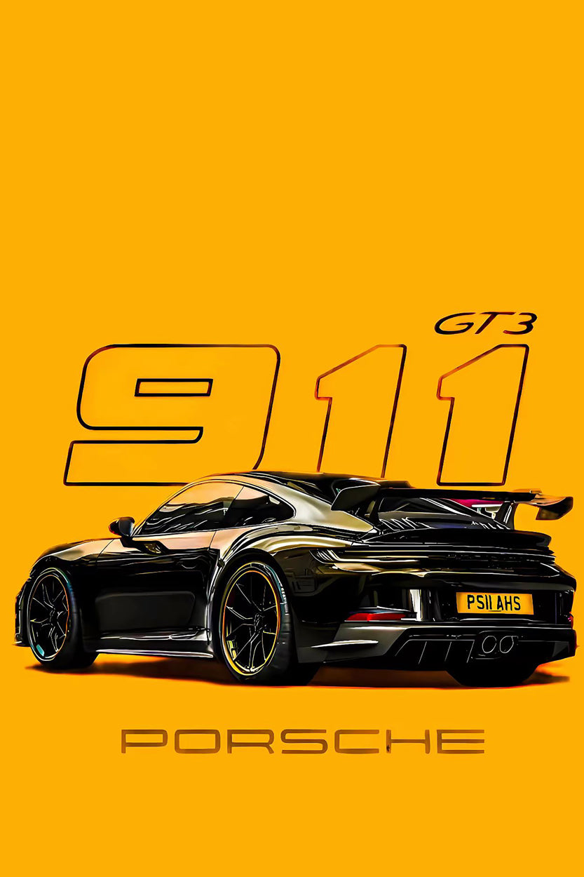 Porsche-911 GT3 Art-Print