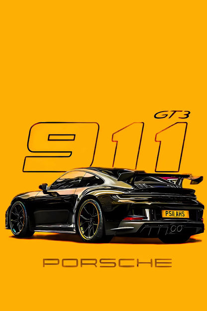 Porsche-911 GT3 Art-Print