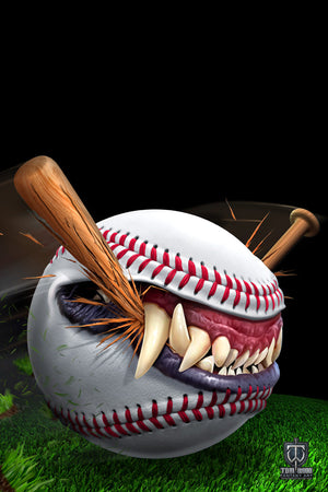 Monster Baseball-Art-Print